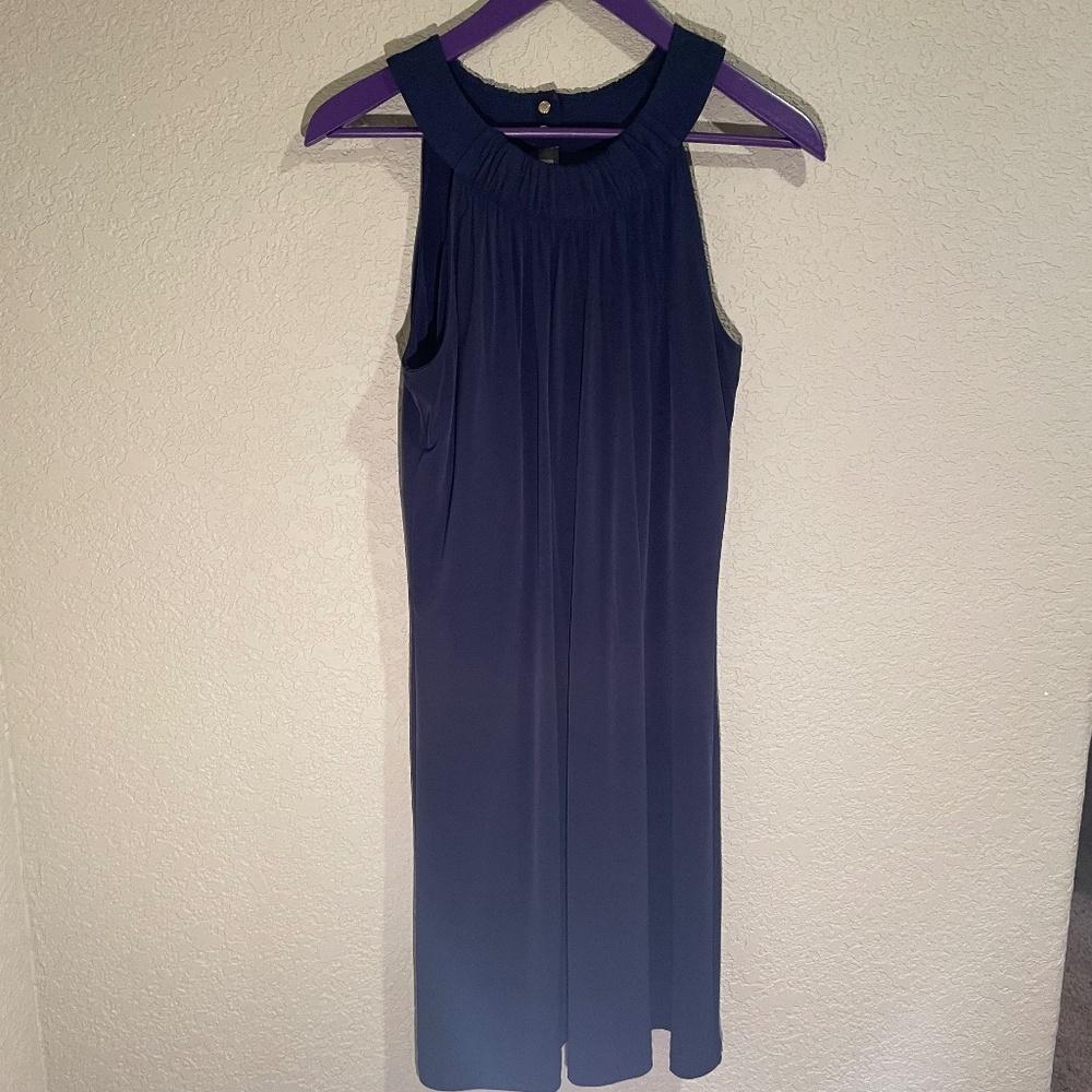 Calvin Klein navy blue dress